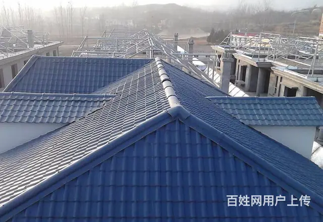 包头树脂瓦仿古门头雨篷抗负载 - 图片 3