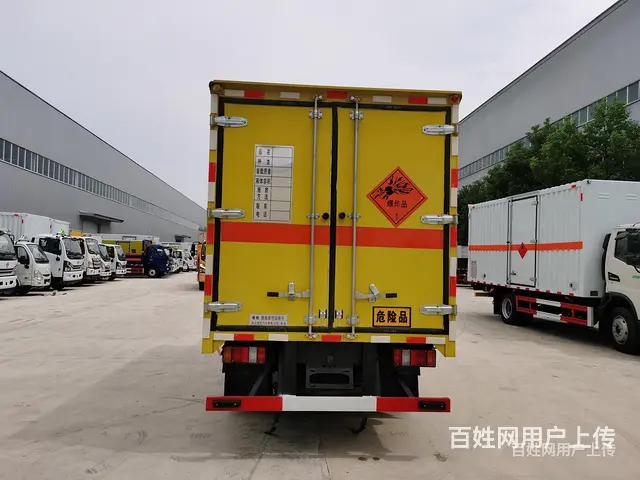 内江东风途逸3.4米气瓶车危险品箱式厂家 - 图片 9