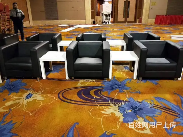 广州圆弧形沙发租赁，皮革方沙发租赁，布艺沙发租赁 - 图片 5
