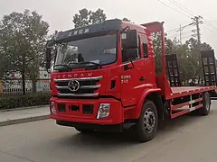 上汽红岩平板车 专拉18吨挖机钻机拖车 厂家直销
