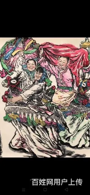 刘文西精品丈二手绘画 - 图片 4