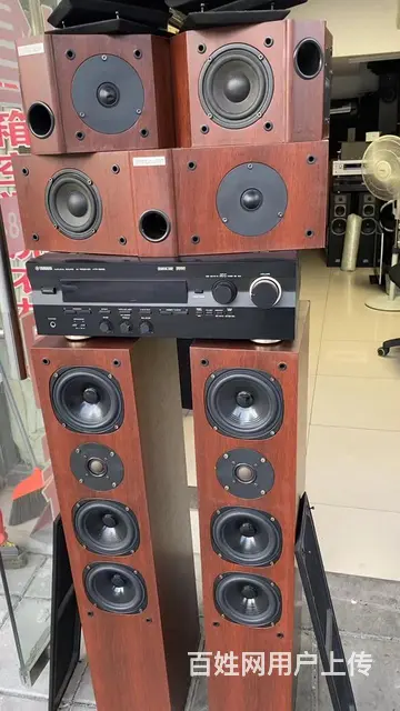 加拿大枫之声5.0音箱胡桃木贴面马来西亚雅马哈功放 - 图片 1