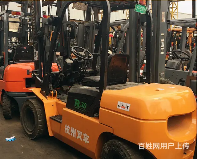二手卡斯卡特圆夹抱合力叉车丶杭州3吨平夹抱叉车 - 图片 3
