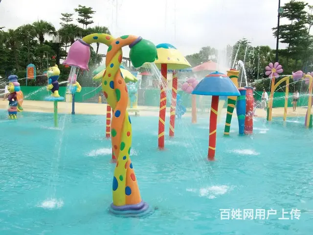 水寨滑梯水上乐园水上小品蘑菇喷水戏水小品水枪 - 图片 1