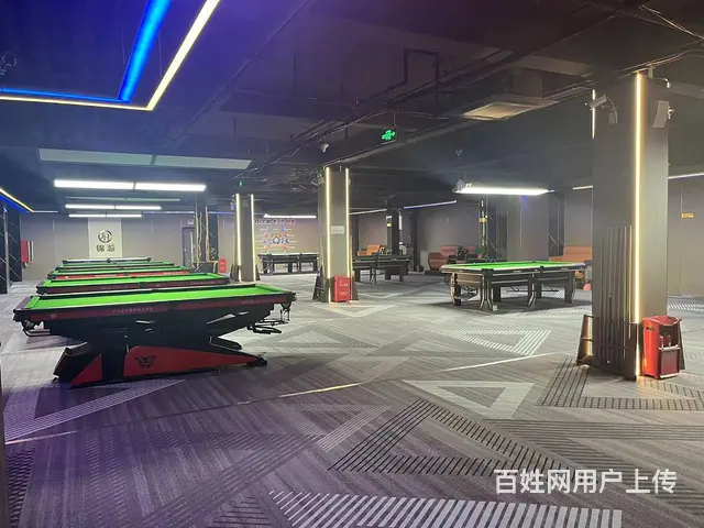 急转营业中新装修台球厅棋牌室对外低价转让 - 图片 1