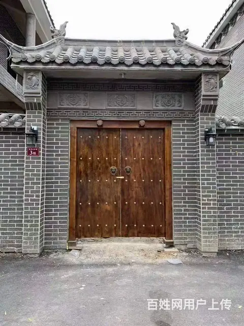 四川成都实木花格木窗中式实木门 - 图片 2