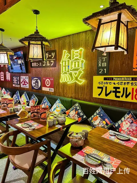 日料店家具定制餐桌椅定制连锁店家具生产实木烤漆餐桌 - 图片 4