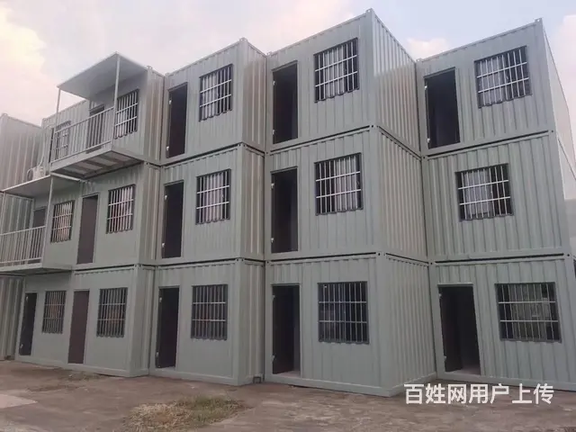湖州南浔各地出租活动房工地住人集装箱租金6元每天 - 图片 2