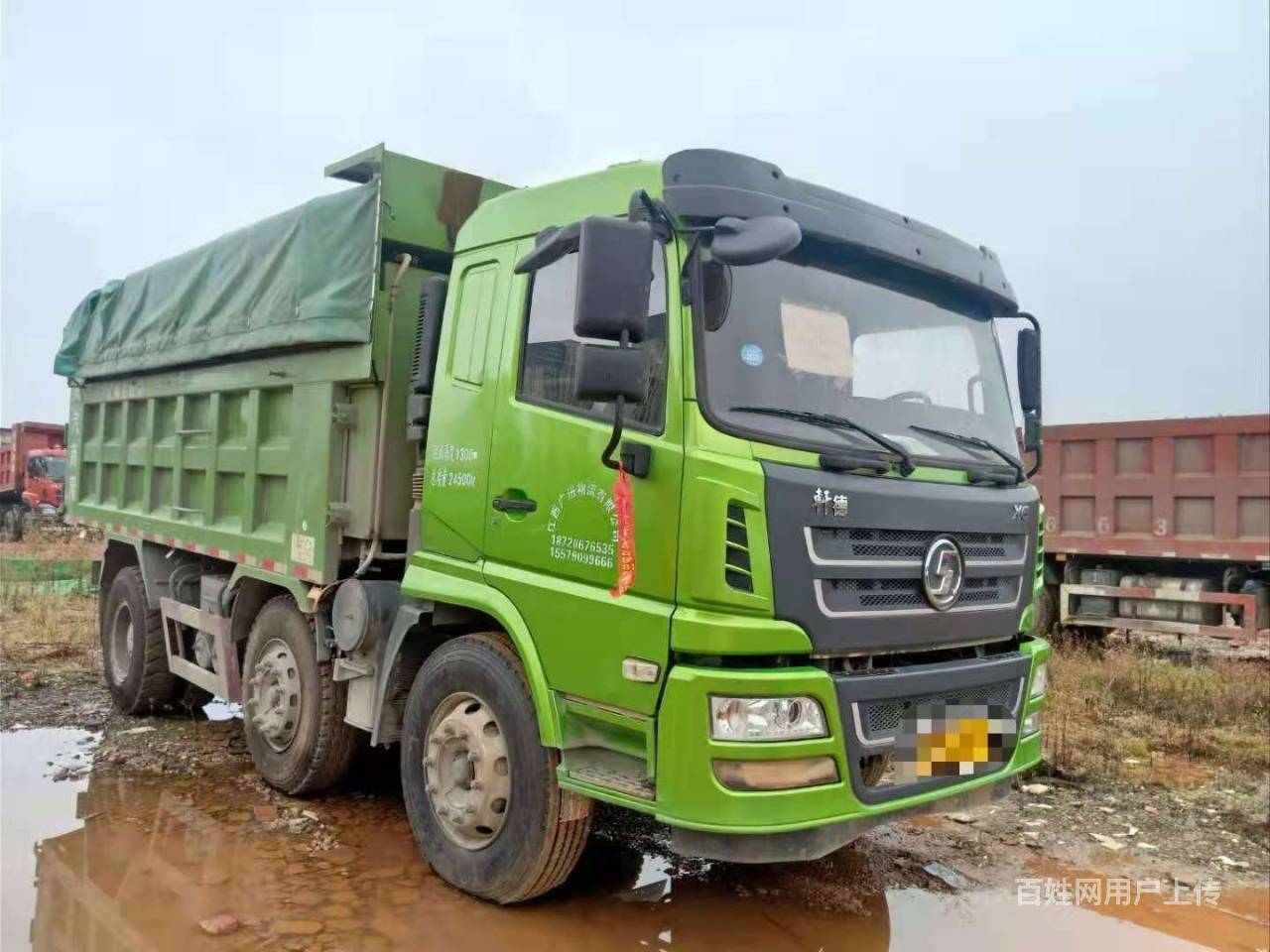 精品二手国五陕汽宣德 x6前四后四自卸220马力 - 辽阳辽阳货车 - 辽阳