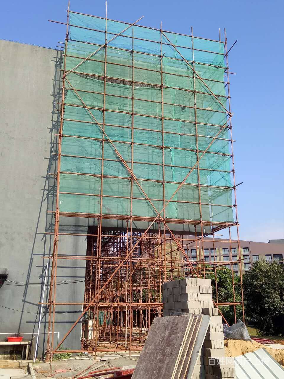 东莞专业搭竹排架钢管排栅架脚手架铁排山架