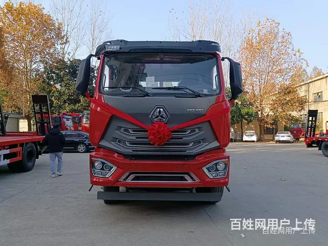 黄牌重汽小三轴平板车 平板拖车 限时秒杀价 - 图片 9