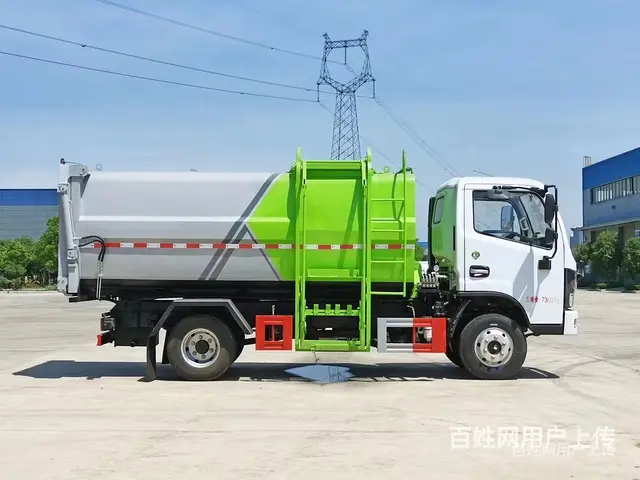 东风蓝牌5方挂桶垃圾车有现车随提随走 - 图片 7