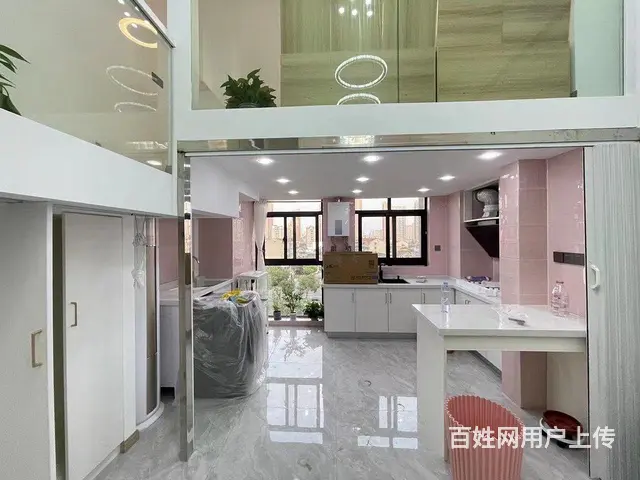 新房！湖塘吾悦广场挑高4.5米公寓带燃气全景落地窗民用水电 - 图片 5