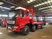 忻州东风小三轴平板车 拉150挖机不超的好挖机拖板车