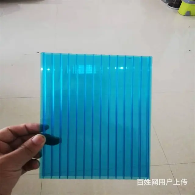 临沂沂南湖蓝pc阳光板沂南蓝色阳光板雨棚 - 图片 7