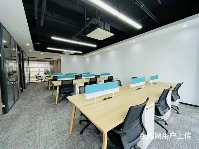 九堡地铁口 实拍150方三隔断 工区可坐18人精装配全套家具 - 图片 11