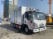 国六庆铃五十铃KV100多少钱 城配先锋蓝牌不超重