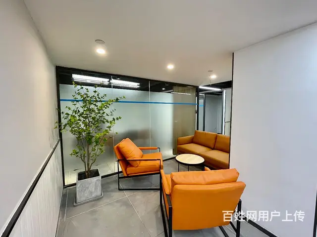 限时免租雨花区政府，地铁口100米，万科靠窗，精装拎包办公 - 图片 3