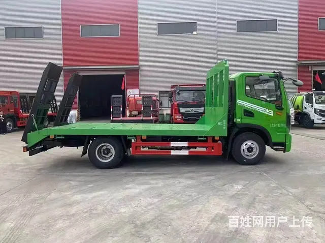 东风华神DV3平板运输车135挖机程力拖板车多少钱 - 图片 11