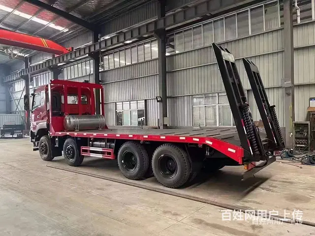 东风前四后八拖板车 挖机平板车 团购价 - 图片 8