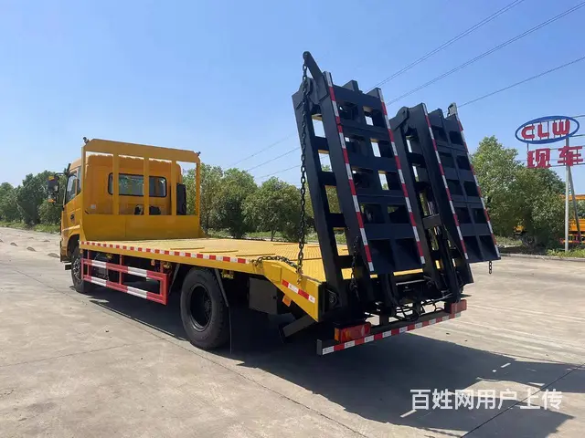 东风D17平板车 玉柴170马力国六挖机拖板车现车 - 图片 3