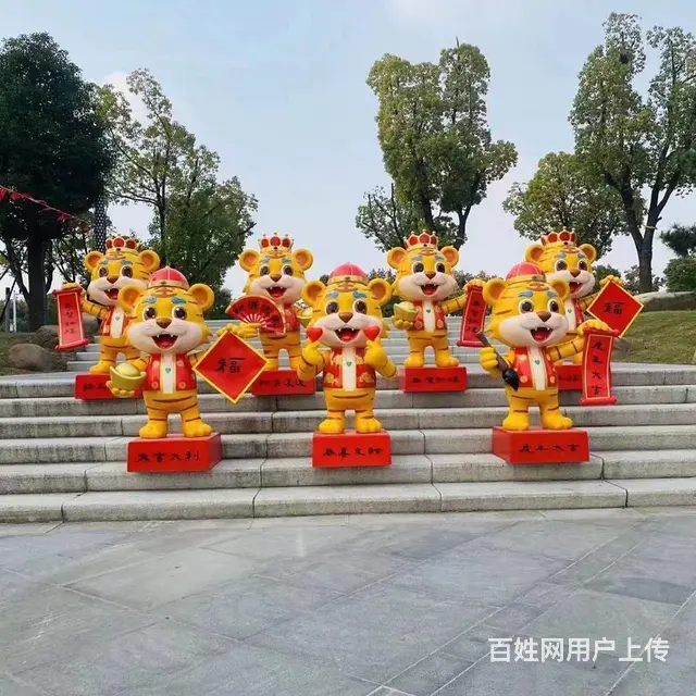 绍兴美陈虎摆件厂家出租出售 - 图片 7