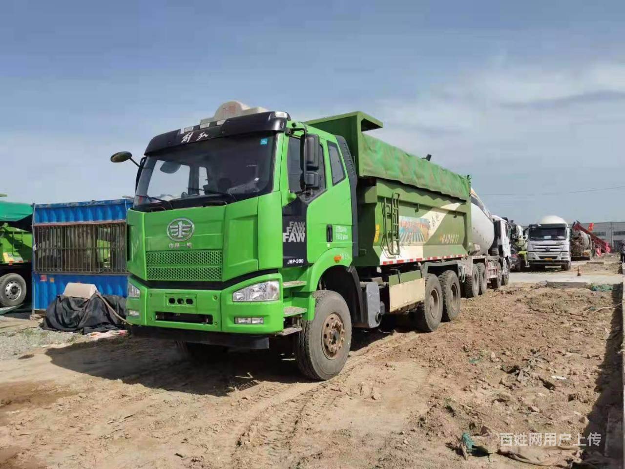 解放j6p后八轮自卸车 5.8米大箱390马力国五