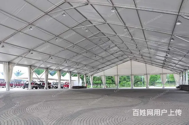 铝合金展览篷房  大型车展活动帐篷 仓储大棚搭建 - 图片 2