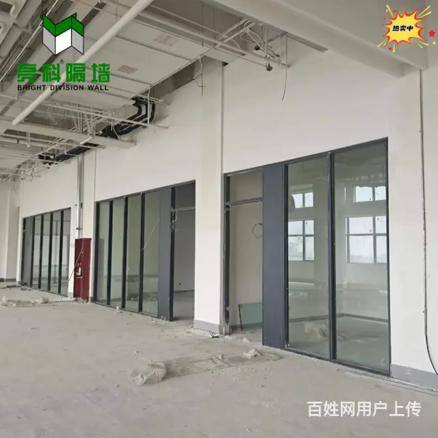 江苏徐州全钢防火玻璃隔断的坚固之美 - 图片 2