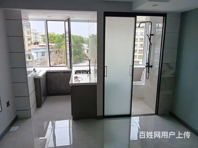 八里铺钢材市场蔬菜大院附近，步梯4楼，精装修两室一厅，指纹密 - 图片 5