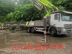转让：18年中联国五奔驰49米泵车