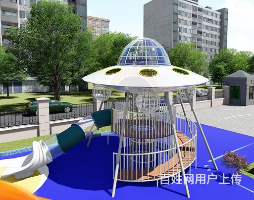 户外大型组合滑梯 不锈钢滑梯 户外景区非标游乐设备 - 图片 1