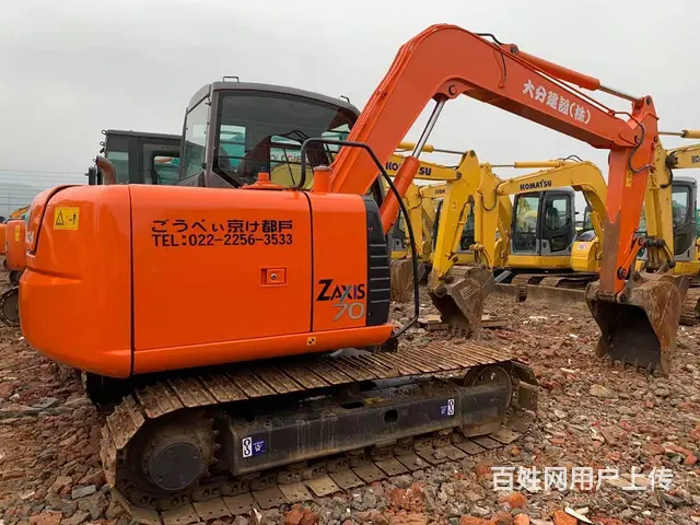 全国低价出售精品二手挖掘机日立70，全国免费配送急 - 图片 1
