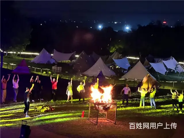 常州天幕烧烤露营地方|常州户外篝火晚会场地 - 图片 1