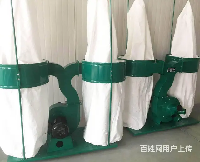 批发双桶布袋木工吸尘器小型工业设备裁板机锯木吸尘器 - 图片 2