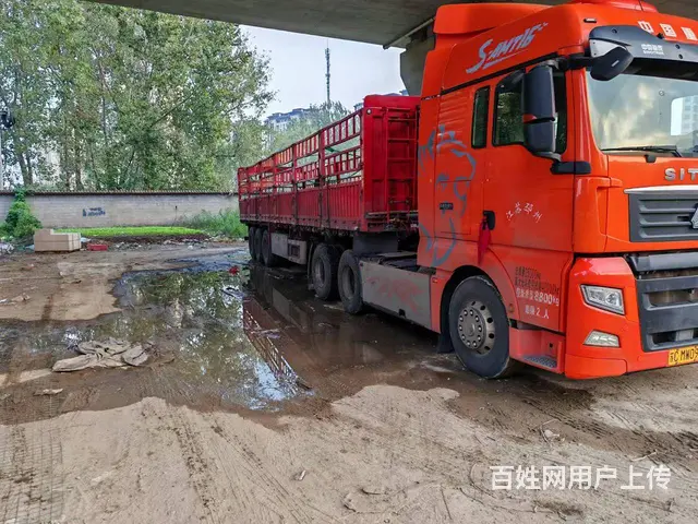 重汽汕德卡 其他 半挂车 高栏 国6 - 图片 1