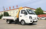 国六蓝牌微型120马力2吨随车吊 自重不超重