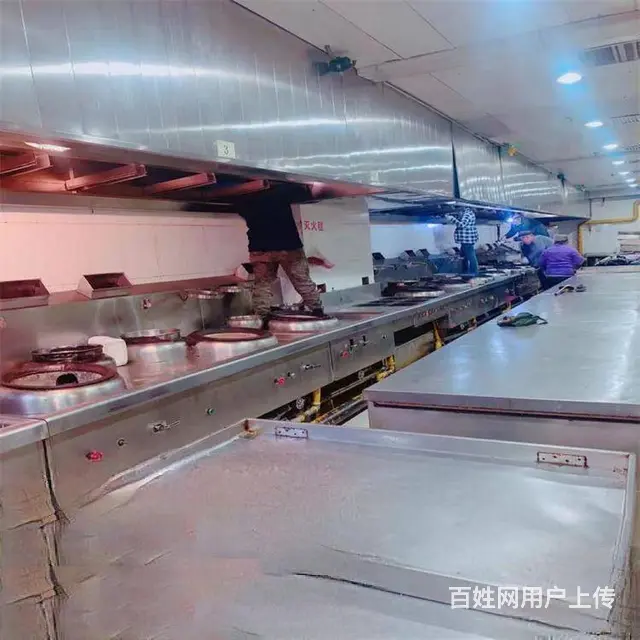 昆山市巴城酒店餐厅单位食堂油烟机清洗 油烟管道清洗 - 图片 1