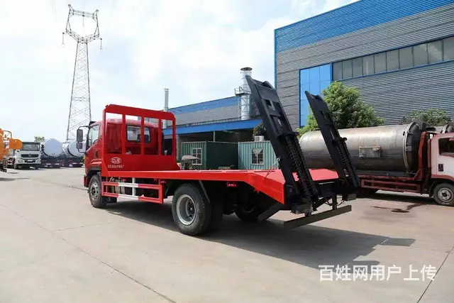 程力平板车 陕汽轩德X9单挖机拖板车玉柴动力价格 - 图片 10