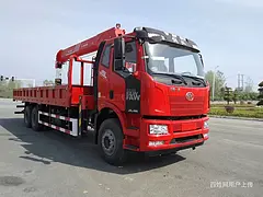 国六解放后八轮4节臂12吨随车吊 可分期包上户