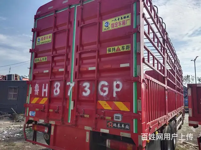 出售二手福田欧曼EST 9.6米高栏前四后八 国5 - 图片 3