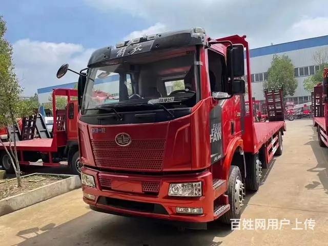 大型钩机钻机拖板车 三轴平板车价格配置 可分期 - 图片 3