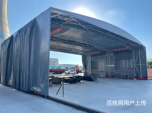 移动推拉雨棚电动伸缩雨棚活动雨蓬厂家移动帐篷 - 图片 8