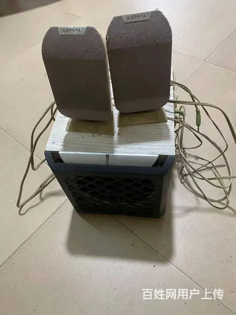 废品价格处理纯木高保真有缘音响，台式电脑专用，超重 - 图片 1