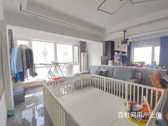 一中文祥豪府二期6楼105.5平三室精装婚房带部分家具家电 - 图片 2