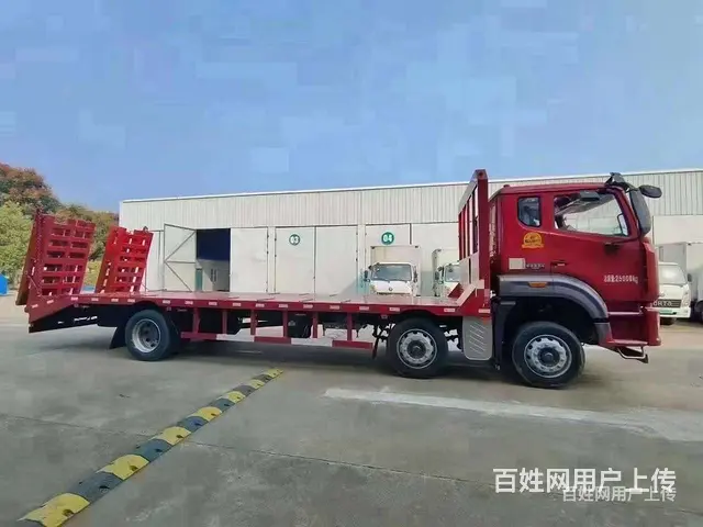 拉160挖机挖机平板车 拖板车 承载能力强 - 图片 4