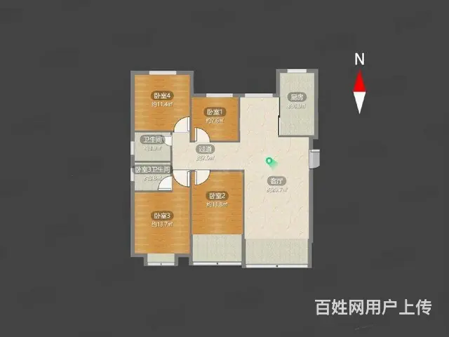 （弘阳精装四房）第一次出租，家电齐全，干净清爽，拎包入住 - 图片 8
