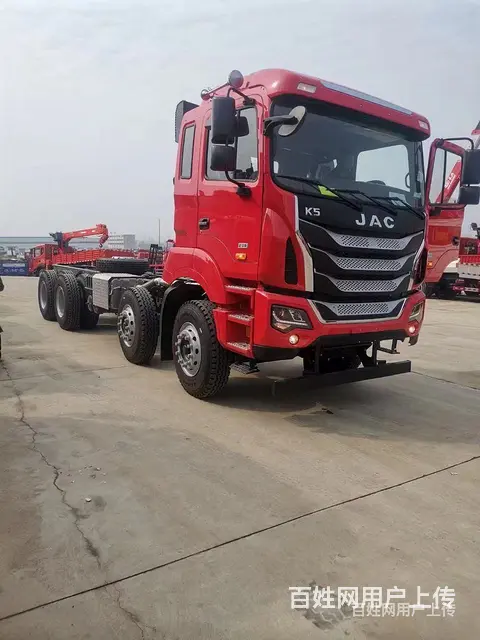 拉450挖机平板车 平板拖车 可加液压爬梯 - 图片 4
