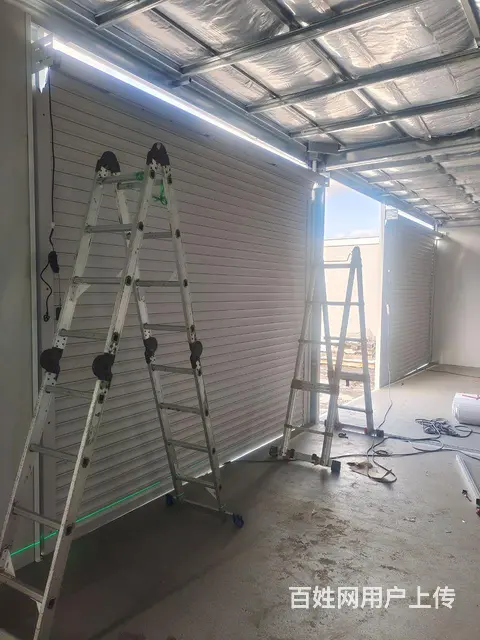 电动水晶卷帘门，铝合金卷帘门，车库门定做维修安装 - 图片 2