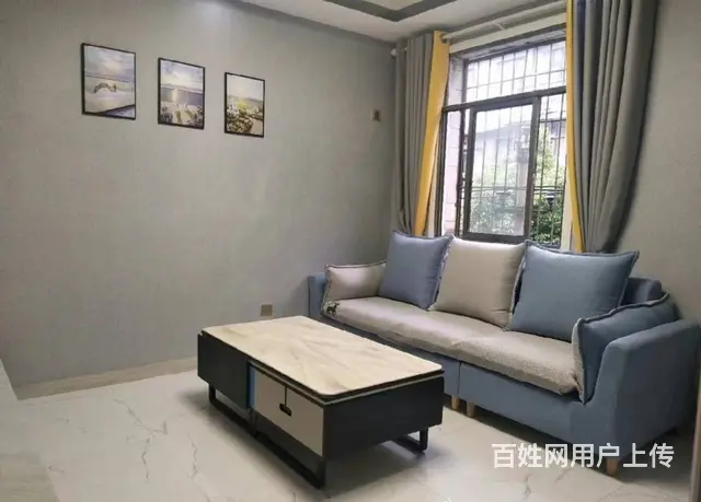 解放路雁城宾馆附近精装修2室1厅家具家电齐全月租1200 - 图片 1
